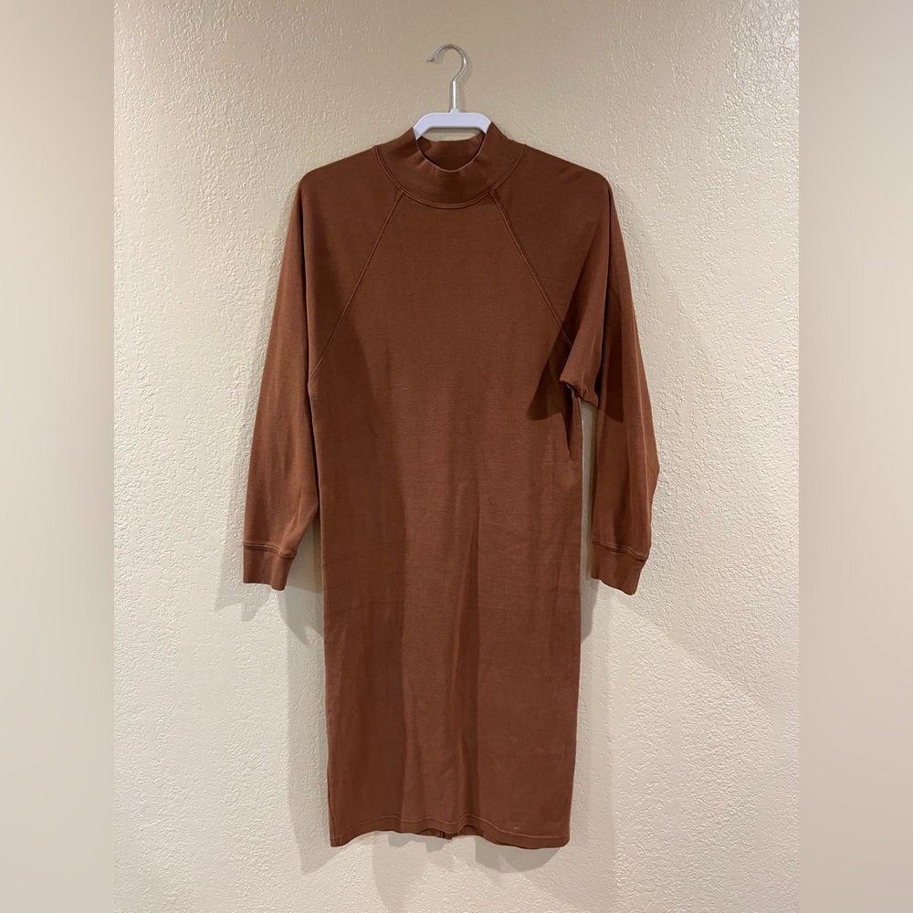 100% Cotton Ivy midi Sweatshirt Dress